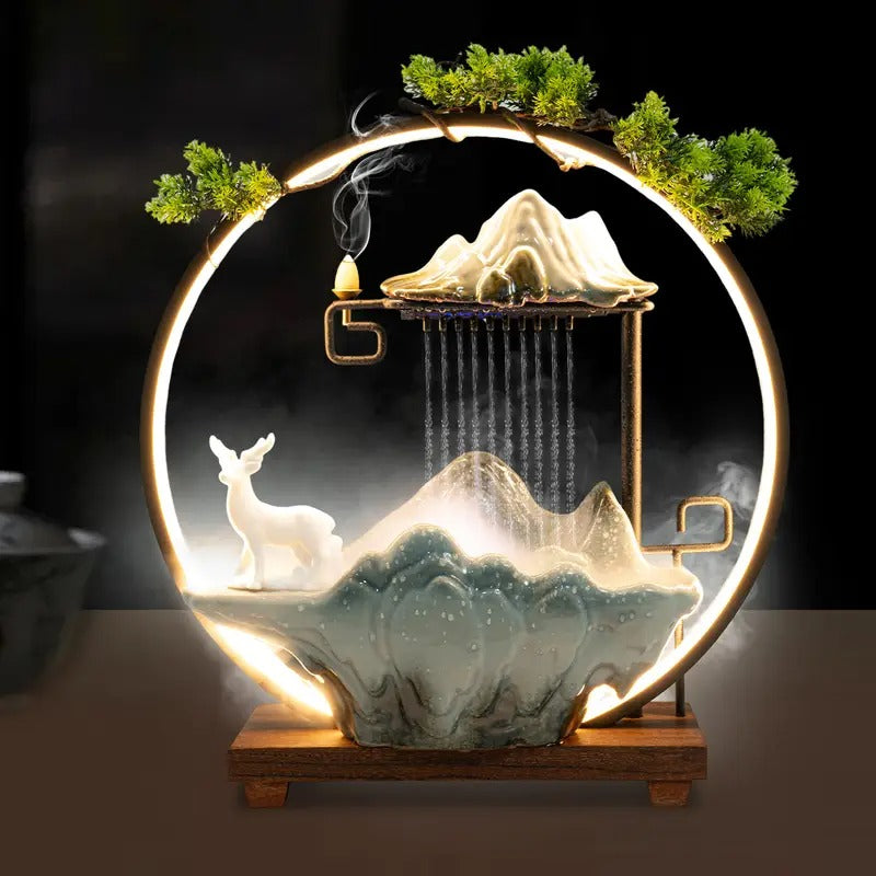 LED Tabletop Waterfall Fountain